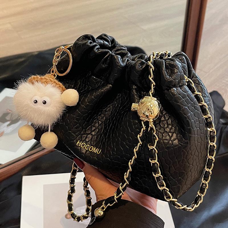 3083 TAS SERUT WANITA TAS KECIL MINI BAG KOREAN STYLE SLINGBAG BUCKET BAG FREE CHARM BAG LUCU HOCO 9