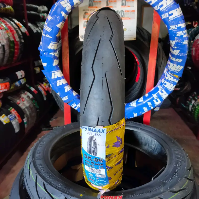 PRIMAAX SK06 90/80-17 80/80-17 70/90-17 80/80-14 90/80-14 100/80-14 Tubeles copy pirelli super corsa  ban donat primaax sk06 ban harian tubeles ban matic 4