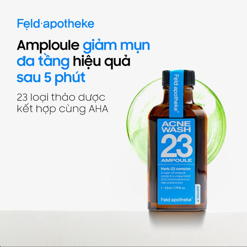  Tinh chất Serum Feld Apotheke Acne Wash 23 Ampoule 53ml 