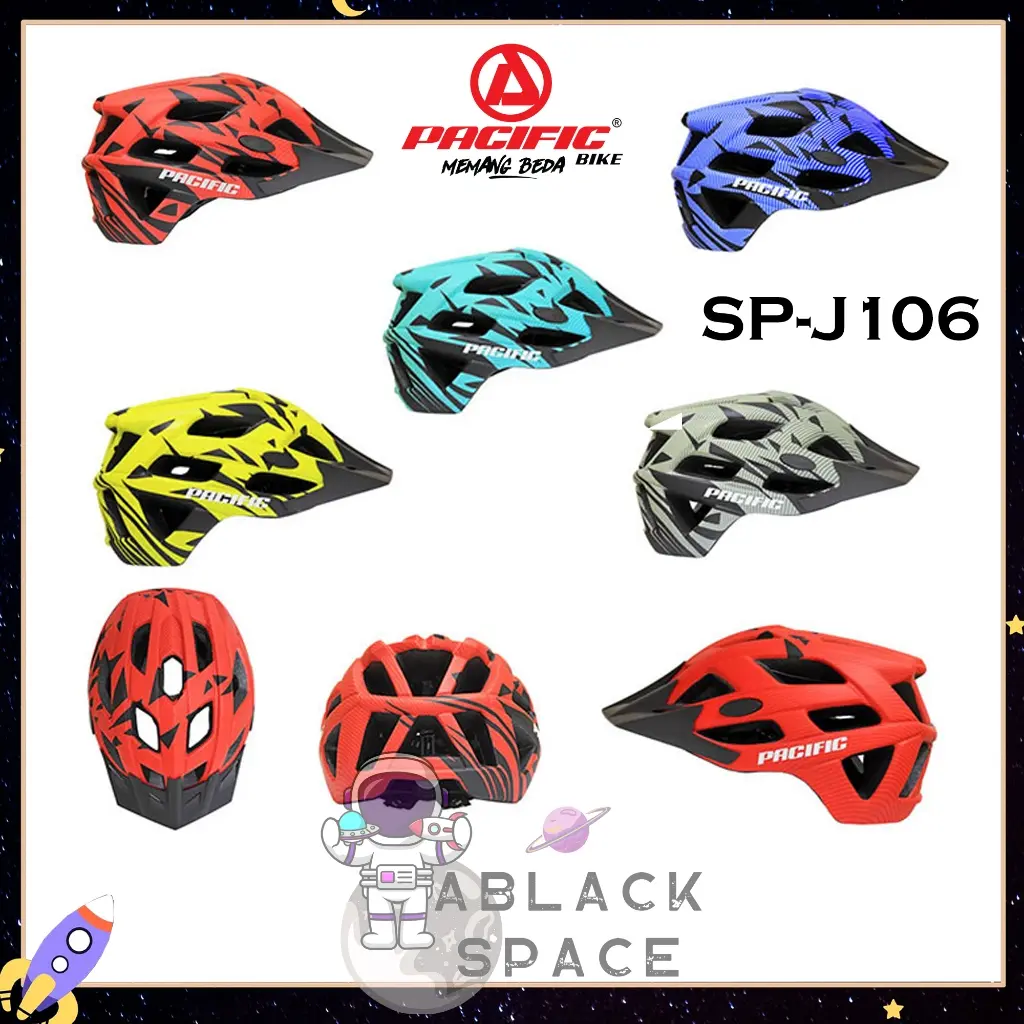 Helm Sepeda Pacific SP-J106 SP-J105 Helm Sepeda Dewasa MTB