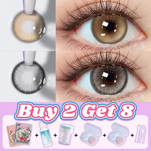 [Buy 2 Get 8 ] Mysticeyes Softlens -2 Softlens + AlatCuci Softlens + Air Pencuci Softlens60mL  + TempatSoftlens Mini(2) + Aplikator
