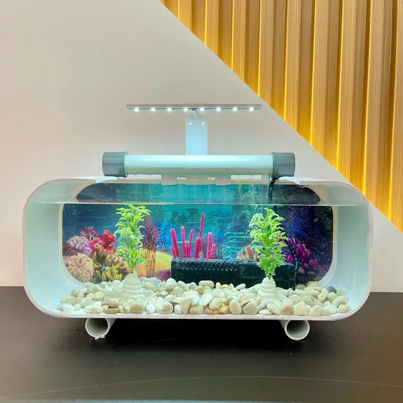 Aquarium akrilik mini fullset pompa filter - FK