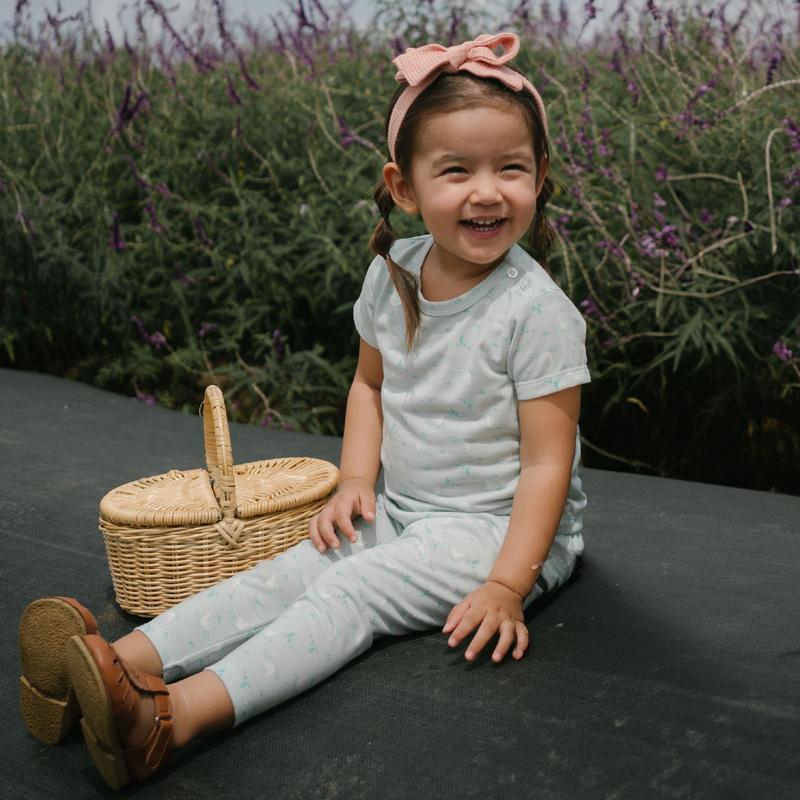 Little Palmerhaus - Little Wear Attire Set (Setelan Kaos Lengan Pendek + Celana Panjang) Baju Tidur Anak 2