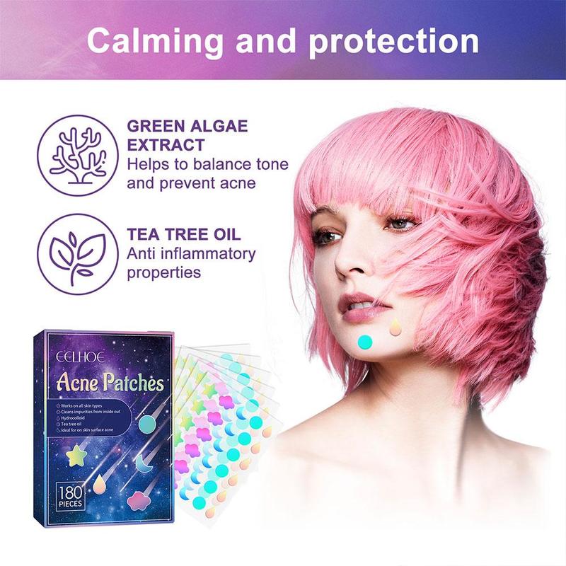Product Introduction of 180pcs/box Hydrocolloid Acne Patch Pimple Repair Patch Ance Colorful Starry Care Face Sky L7K7 29