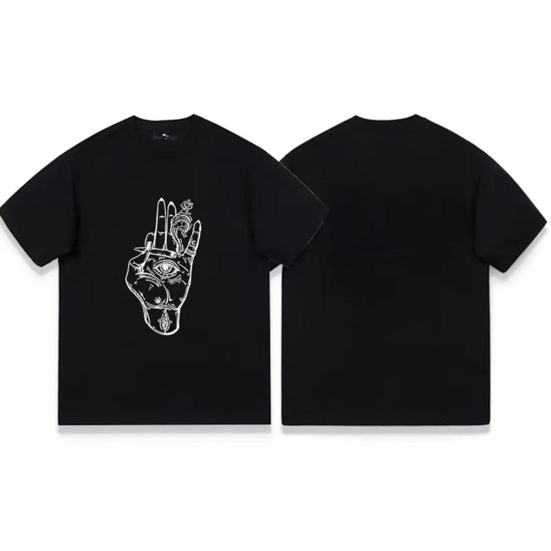 Kaos pakaian mode jalanan pria Kaos katun 5