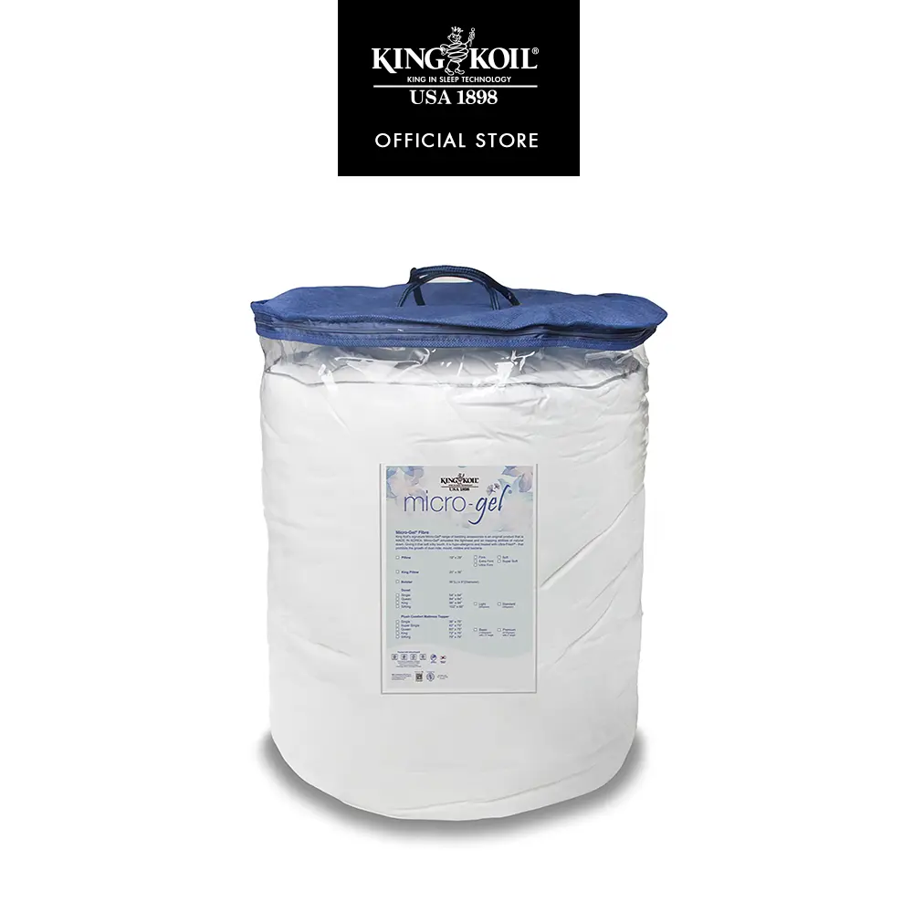 King Koil Microgel Plushcomfort Premium Topper (2100g) - Queen