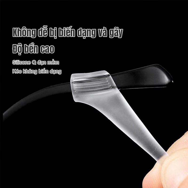 Đệm cài giữ kính không bị tuột- 1 cặp Miếng đệm làm êm tai cho kính bằng silicon siêu bền hình móc câu chống trượt 4