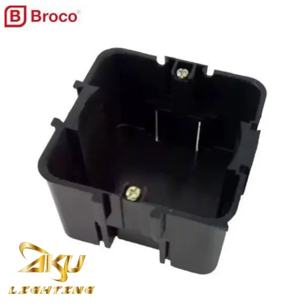 Broco Inbow Dus Hitam - Mangkuk Tanam Listrik Persegi B101-53