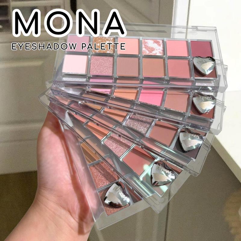 Bảng Mắt Mona 12 Ô Phấn Mắt MONA Eyeshadow Palette Siêu Mịn Lên Màu Chuẩn Nhiều Tone Thời Thượng