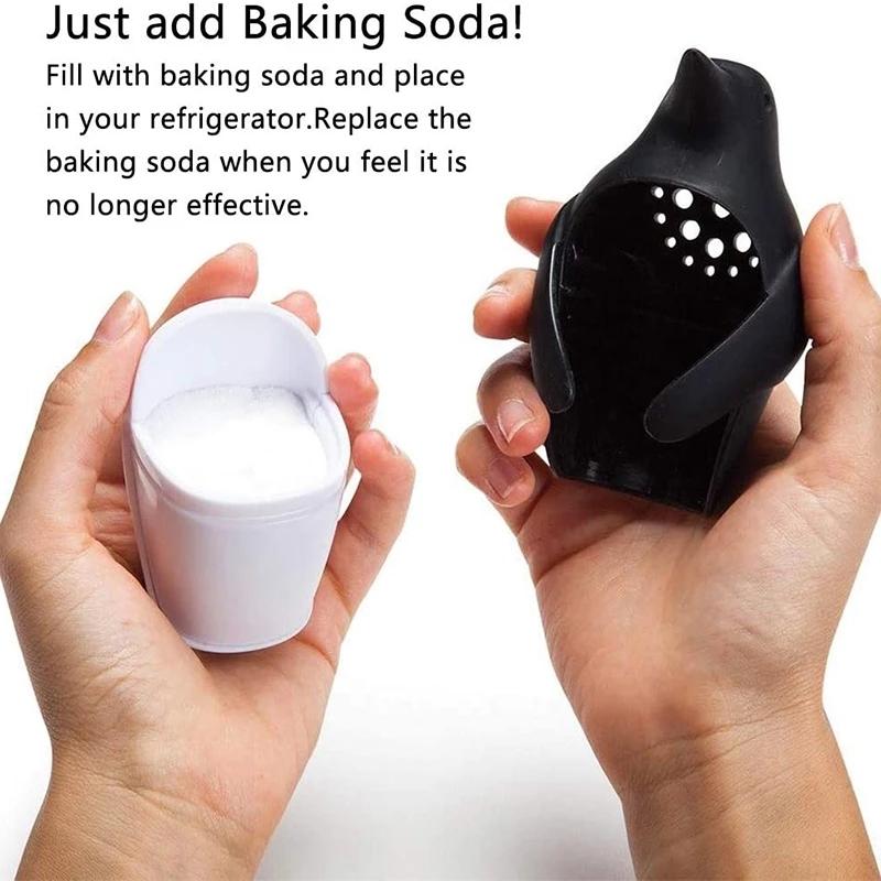 Household refrigerator penguin-shaped plastic deodorizer multi-function microwave oven deodorant box 1