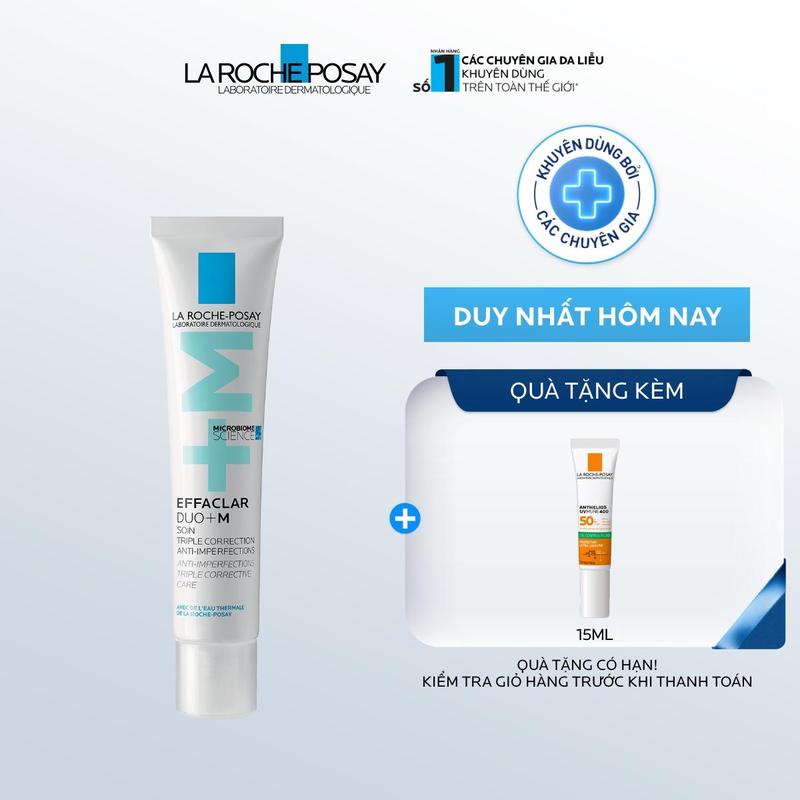 FS Kem dưỡng giảm mụn nhanh 8 giờ La Roche-Posay Effaclar Duo+ M 40ml