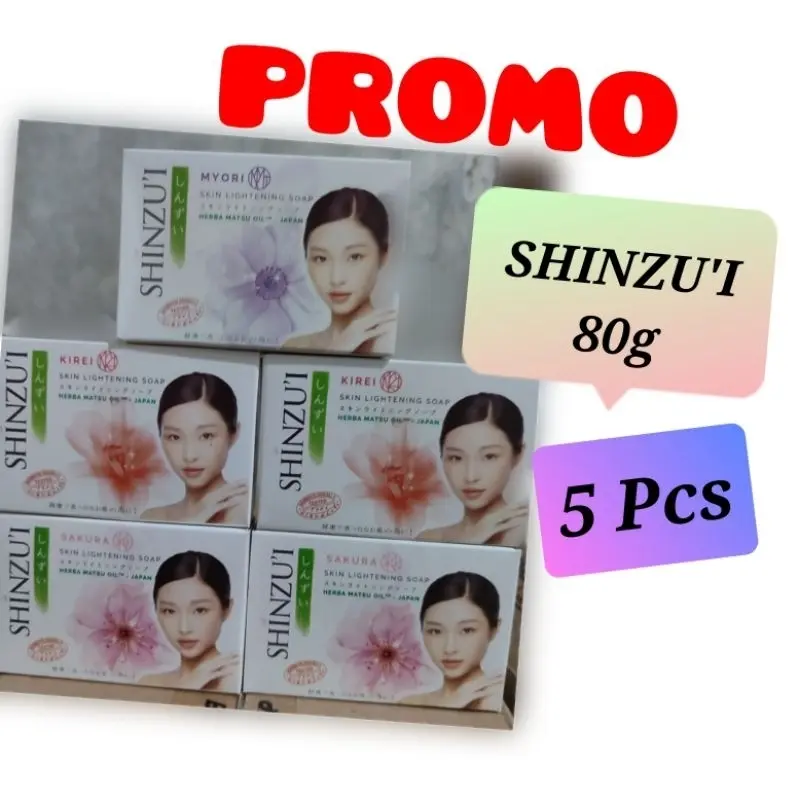 [PROMO] Shinzui Sabun Mandi 80g Isi 5pcs Paket Murah