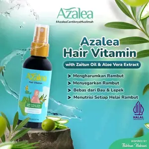 Azalea hair vitamin hijab 80ml untuk rambut rontok lepek dan bau apek
