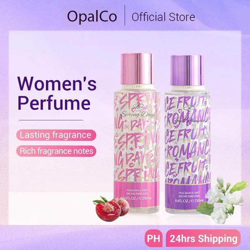 [FDA Approved] Birthday Gift Sunshine Love&Spring Days Shimmer Body Mist Perfume For Unisex 250ML School & Party Floral Fruity Unisex Perfume Women Perfume PH