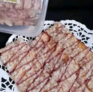 Pisang sale lidah rasa bluebery  Makanan