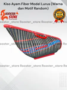 Kiso Ayam Fiber Super FREE KARPET DAN FREE BATOK Kisa Ayam Bangkok Bahan Fiber Motif Mewah (RANDOM)