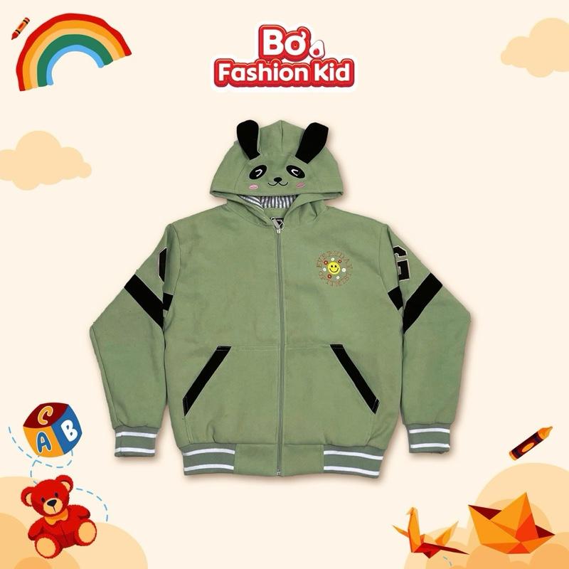 Áo Khoác Cho Bé Phối Màu Chất Liệu Cotton 2 Lớp Thiết Kế Thời Trang Có Chống Nắng Tốt Vải Mát Mẻ Thoáng Khí - Bơ Fashion Kids