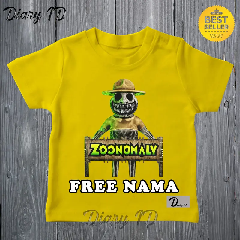 BAJU KAOS ATASAN ANAK ZOONOMALY BAHAN 100% KATUN COMBADE BISA FREE NAMA Fashion 5