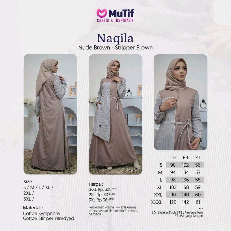 GAMIS MUTIF NAQILA PROMO SALE 30% REGULER 4