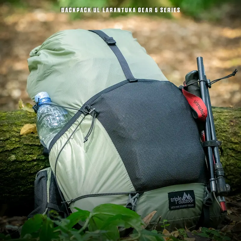 LARANTUKA GEAR 5 - Backpack FRAME ANTI GRAVITY , BACKPACK ULTRALIGHT, BACKPACK GUNUNG 30L Backpack ULTRALIGHT LARANTUKA TRIPLE OUTDOOR 2