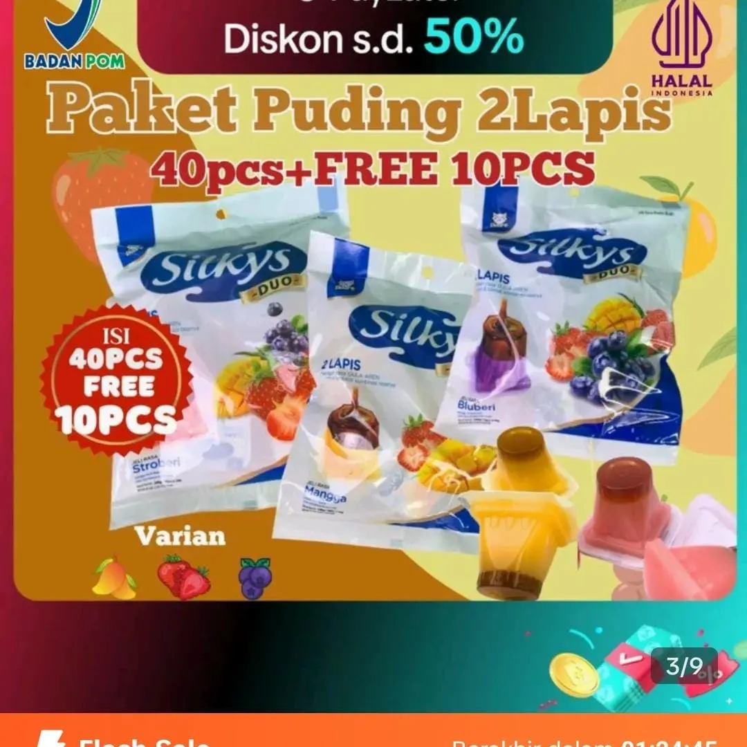 MIX 50PCS KEMASAN BUAH