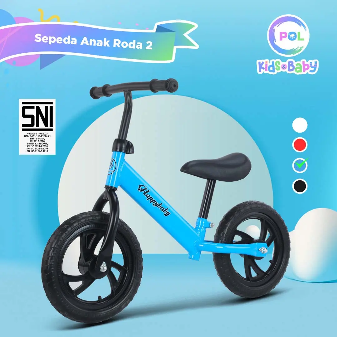 [POL] COD SNI Sepeda Anak Roda 2 Tanpa Pedal | Balance Bike | Sepeda Dorong | Kids Bicycle