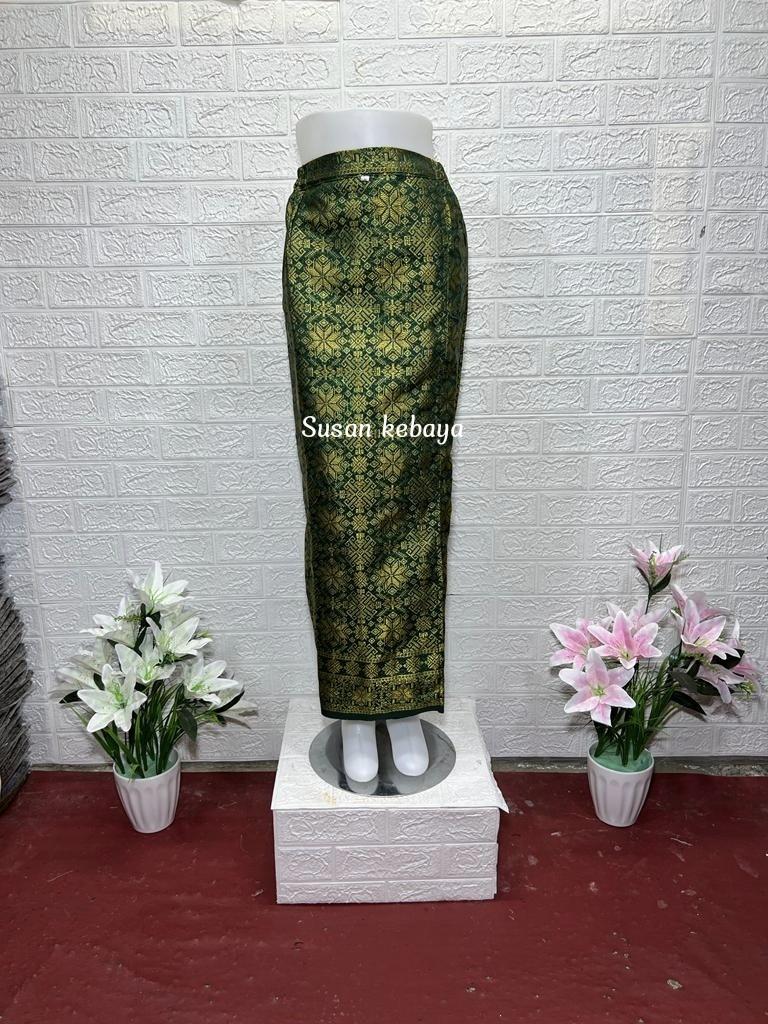 Product Introduction of rok Songket Span premium tingal pakai //rok kebaya span termewah 2