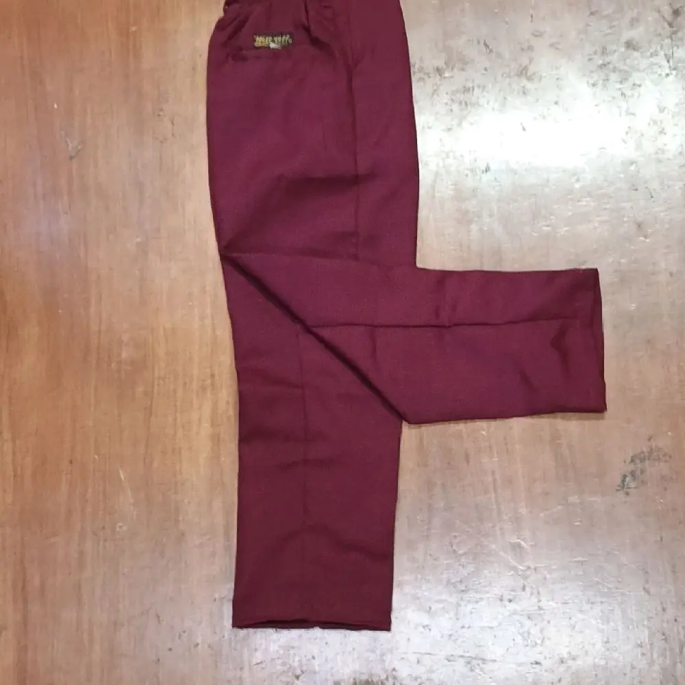 Maroon Pants garterized school uniform