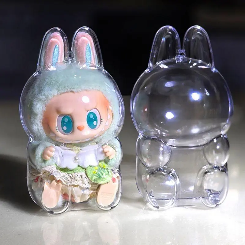 TK 18cm PVC Storage Keychain Bag Organizer Box Doll Bag for Popmart labubu doll(no doll) #467187