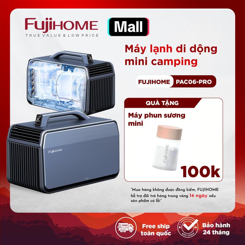  hết quà tặng  Máy điều hòa mini di động thông minh Fujihome PAC06-PRO công nghệ INVERTER - Bảo hành 24 tháng 