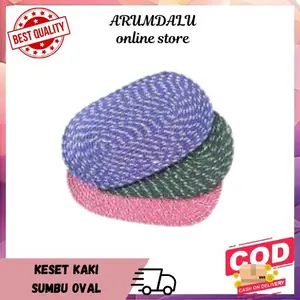 KESET KAKI SUMBU OVAL 45 X 32 CM