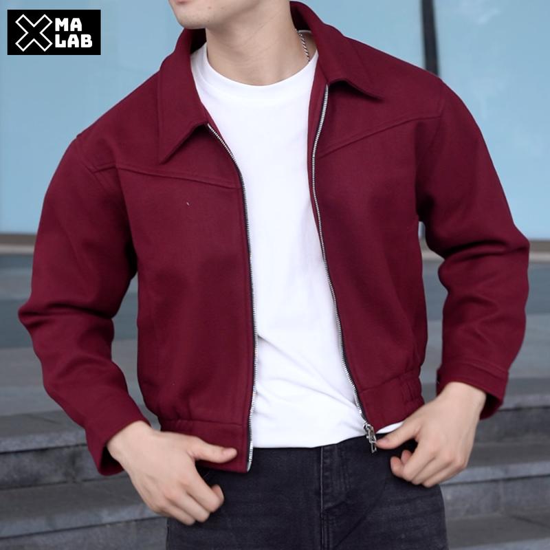 Áo khoác dạ Mangto nam cao cấp XMALAB form rộng boxy tôn vai tôn dáng thời trang Hàn Quốc B180