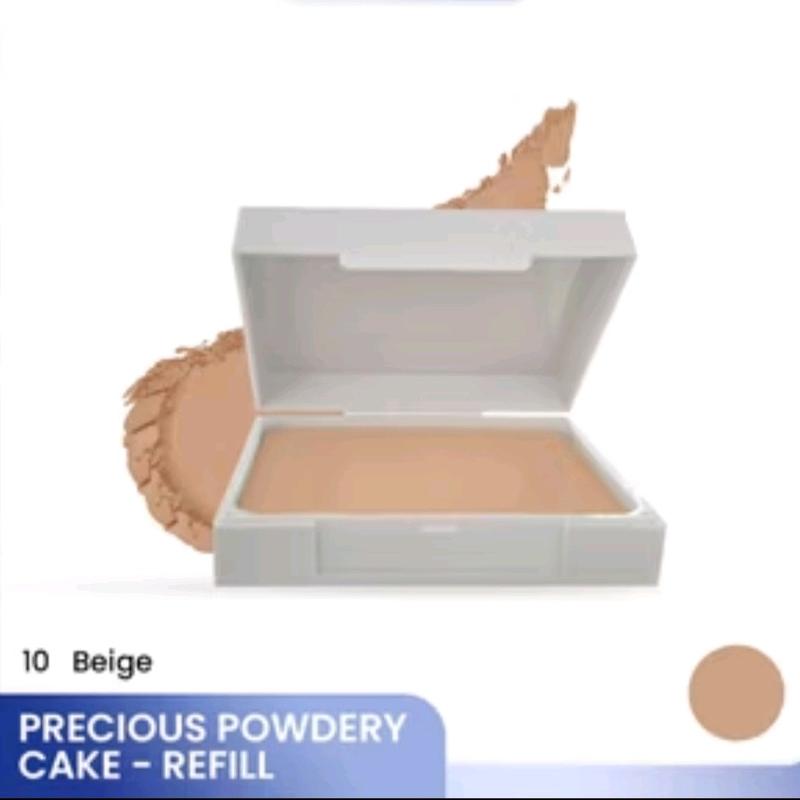 Inez Refill Precious Powdery Cake - Bedak plus foundition Waterproof 6