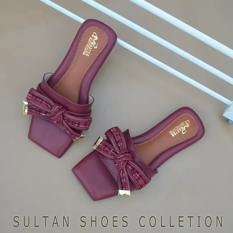 Sultan Shoes Gaya Style Korean Sandal Teplek Wanita Flat Tali Dasi Pita Anyam Premium Kekinian Terbaru | Sendal Slop Slip On Elegan Strip Pita Bahan Kobe Premium | Sndal Santai Casual Terbaru 2025 2