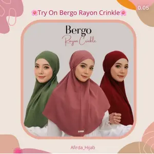 Paket usaha Bergo Crinkle 5pcs