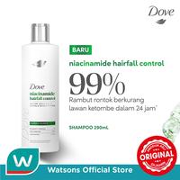 Gambar Dove Shampoo Niacinamide Hairfall Control 290ml dari Watsons Indonesia Official Store Kab. Tangerang 1 Tokopedia