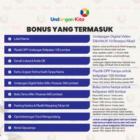 Gambar (100Pcs) Undangan Pernikahan Jasmine - PR 1 dari Undangan Kita Kota Administrasi Jakarta Barat 4 Tokopedia