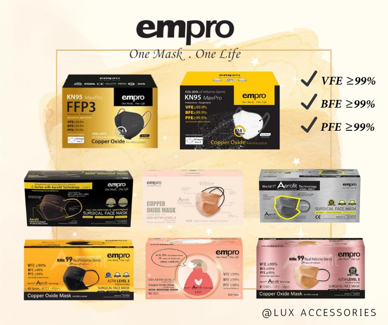 Empro Face Mask | 4V, V, C, G, HC Series | Copper Oxide | KN95 - TikTok ...