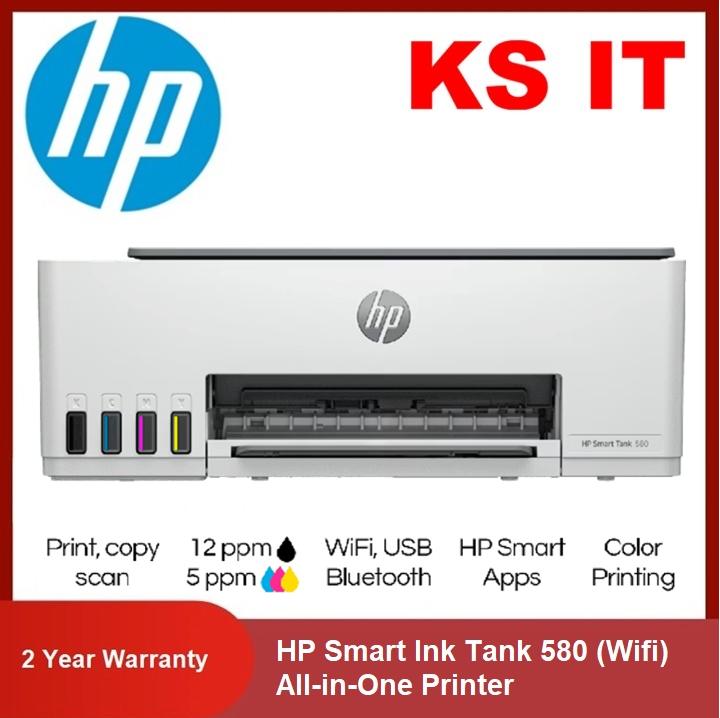 HP Smart Ink Tank 520 (USB) /580 (Wifi) All-in-One Printer