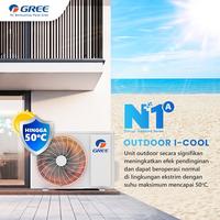Gambar AC GREE GWC-05N1 / 05N1A + PASANG AC SPLIT 1/2 PK DELUXE STANDARD BLACK DIAMOND FIN - PASANG 0.5mm dari Selka ID Specialist AC Kota Administrasi Jakarta Barat 4 Tokopedia