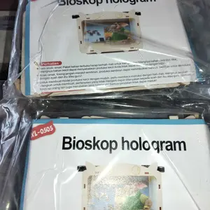 DUORA Kotak Proyeksi Hologram 3D, Memutar Video 3D Dari Ponsel, Perkembangan Otak, Sains Dan Teknologi Shop HUH