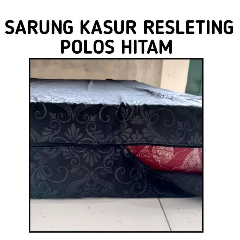 SARUNG KASUR RESLETING POLOS NO.1 180X200X20 BAHAN COTTON DISPERS 0