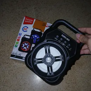 Speaker bluetooth wireless SQRS-663 portable bisa karaoke 3inc