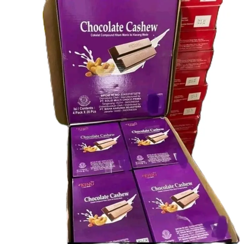 1PACK COKELAT CASHWEY ISI 20 POTONGAN KACANG MEDE ENAK MURAH PROMOO