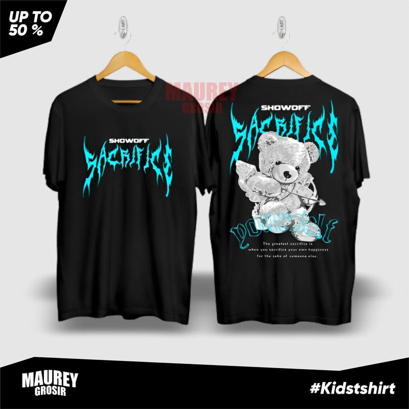 Fashion Anak-Anak Kaos Teddy Bear Usia 5-14th Terlaris Terkeren 1