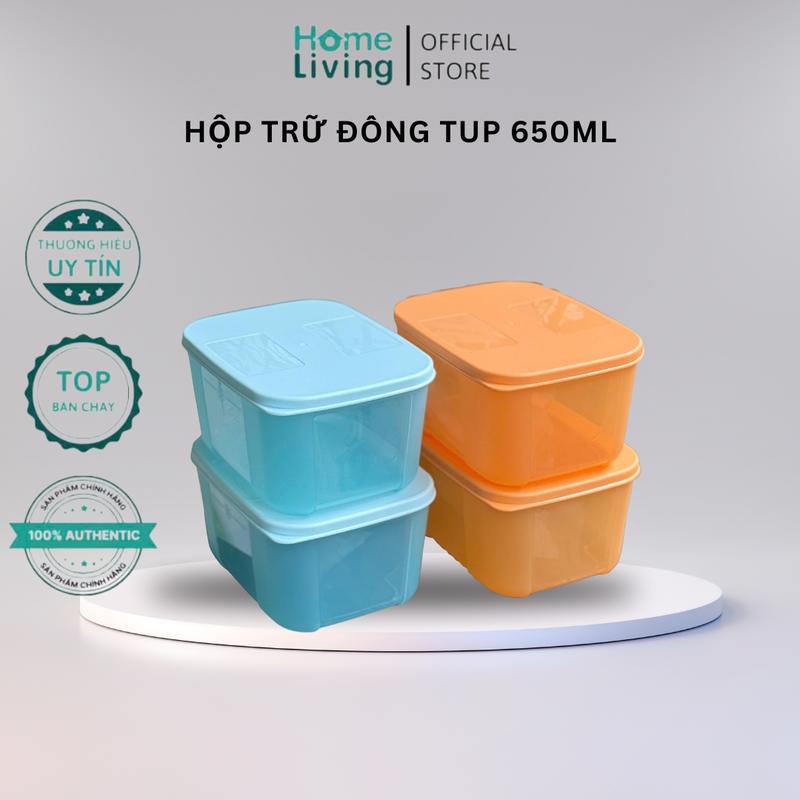   XẢ KHO GIÁ VỐN  Hộp Trữ Đông TUPPERWARE 650ml –Chịu Nhiệt Tốt Màu Ngẫu Nhiên  Lẻ Không Hộp Giấy  