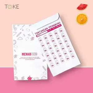 PROMO!! TOKE Amplop Saving Challenge 30 Days Tantangan Menabung 30 Hari Meningkatkan Kebiasaan Menabung Dengan Durasi 30 Hari STOK TERBATAS!!