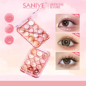 SANIYE LIVE 12 Warna Sweetheart Eyeshadow Palette High Pigmented Eyeshadow Tahan Lama E1271