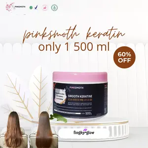 PINKSMOTH KERATINE SMOOTING 500ML BPOM Haircare Perawatan