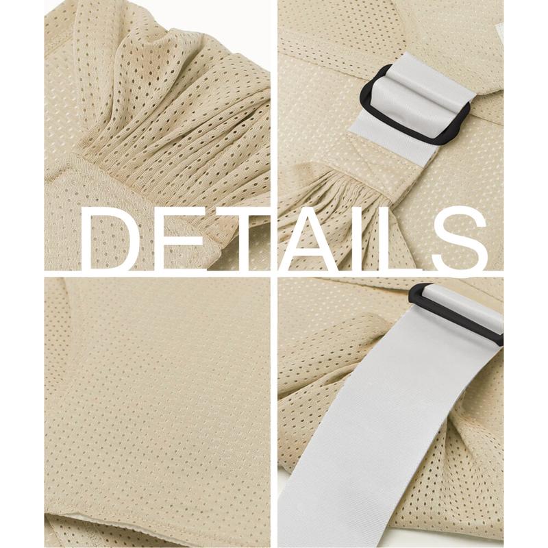 Product Introduction of Upgrade 1 Size Fit All Adjustable AirMesh Baby Carrier Wrap Newborn Flexible Carrier Infant Carrier S-4XL 5